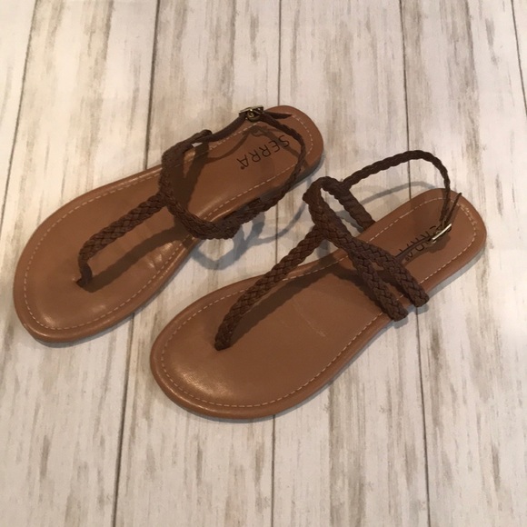 serra Shoes - Women’s brown strap sandals